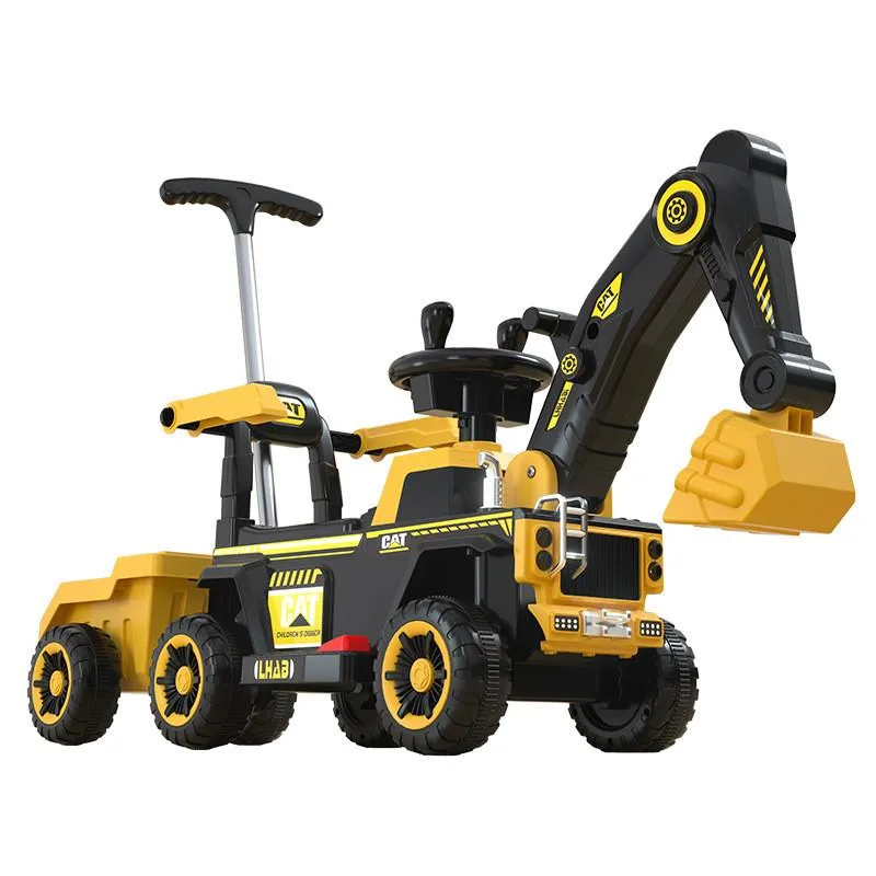 Remote Control Extra Large Electric Kids Ride On Excavator Sliding Toy Car Kereta Mainan Penggali Elektrik 4 Roda - Image 5