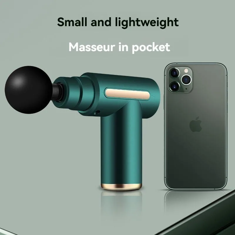 Mini Percussion Massage Gun Portable Electric Massager for Muscle Relaxation Handheld Senjata Urut Elektrik - Image 5