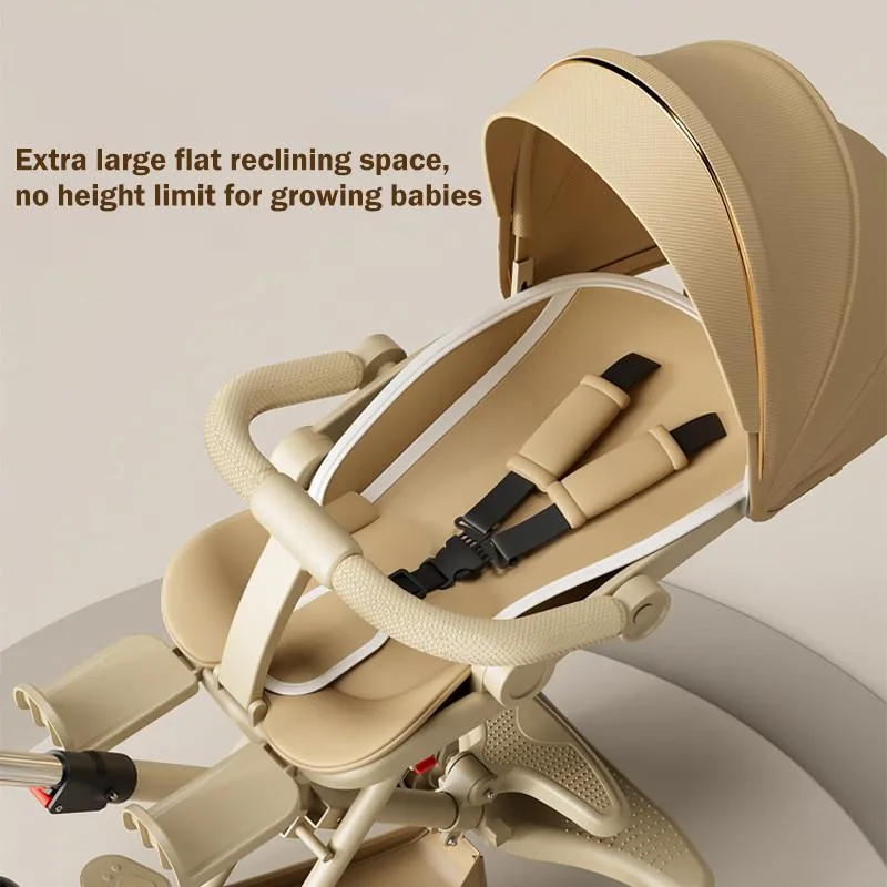 Lightweight Foldable Reversible Baby Stroller Sit And Lie Outdoor Kids Pushchair Stroller Kereta Sorong Bayi - Image 5