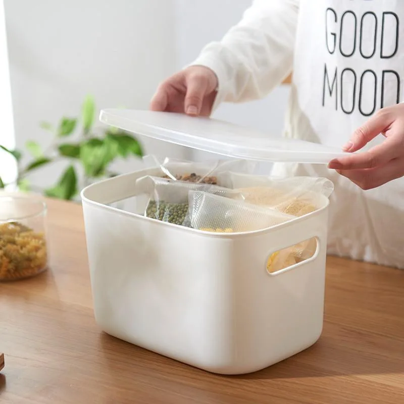 Desktop Storage Box Plastic Multi Purpose Organizer For Office Bathroom Kitchen Kotak Penyimpanan - Image 5