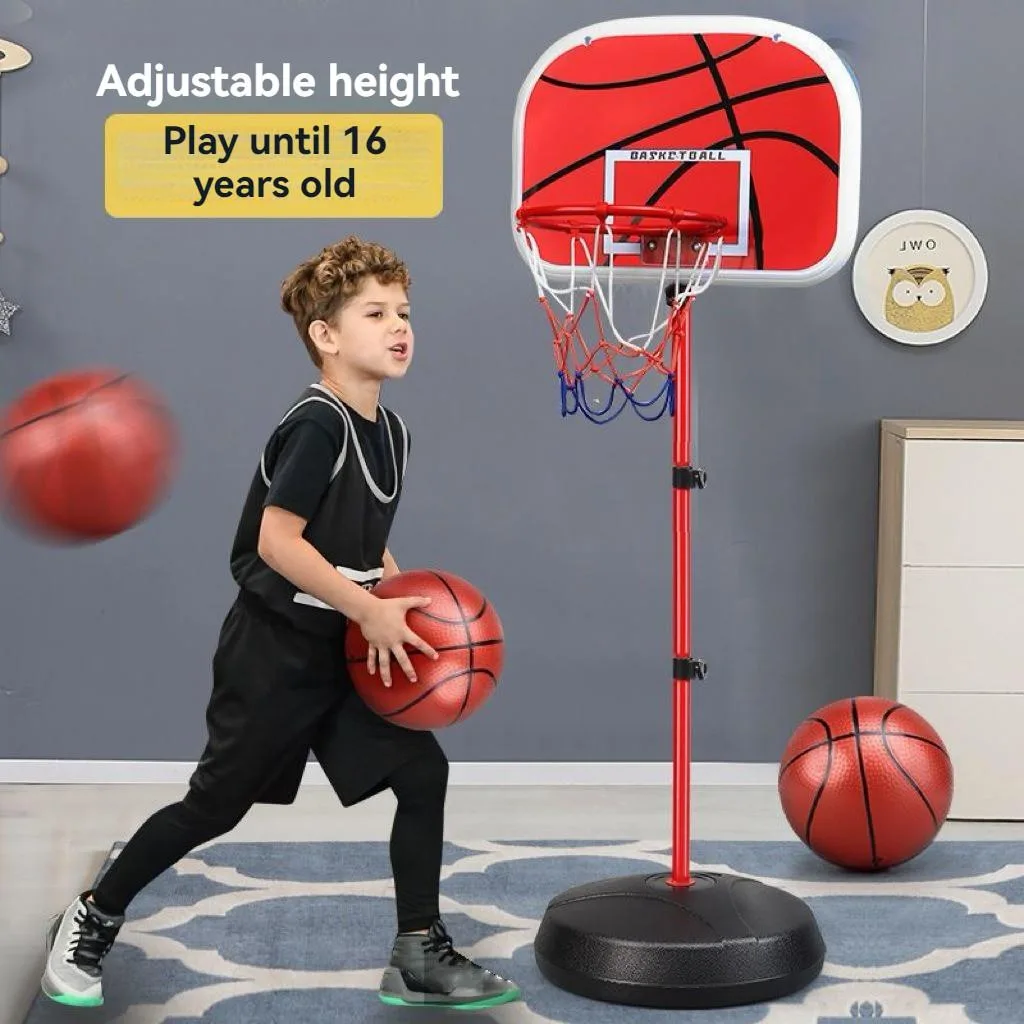 Adjustable Kids Basketball Stand Indoor Shooting Hoop Toy For Boys Bola Keranjang - Image 5