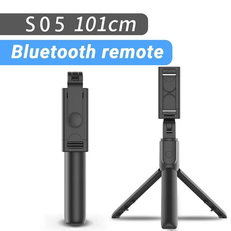 Tripod Selfie Stick dengan Alat Kawalan Bluetooth, Serbaguna Mudah Alih untuk Siaran Langsung & Foto - Image 5