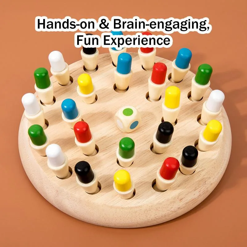Color Memory Chess Concentration Training Educational Brain Game For Kids Parent Child Desktop Toy Catur Ingatan - Image 5