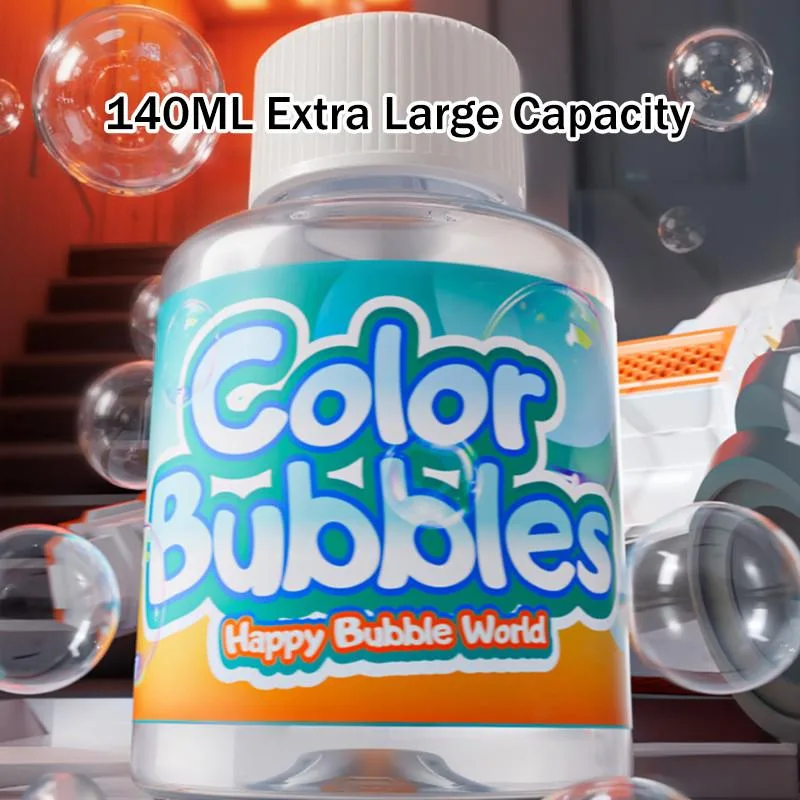 Super Electric Bubble Gun Kids Automatic Gatling Rocket Bubble Blower Toy Mesin Gelembung - Image 5