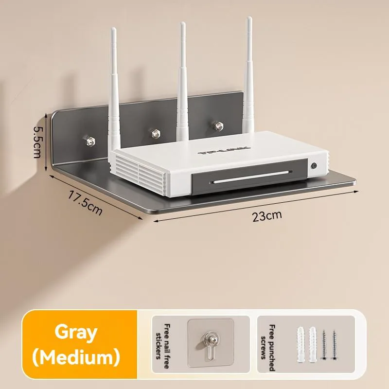 Penyangkau Proyektor Dinding Tanpa Tebuk Lubang Untuk Katil Routers Set Top Box Rak Simpanan Serbaguna - Image 6