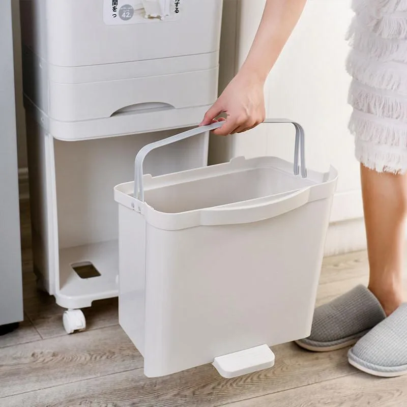 Tong Sampah Dapur Besar dengan Penutup Automatik, Dua Lapisan, Pemisahan Kering & Basah, Sesuai untuk Kegunaan Rumah - Image 6