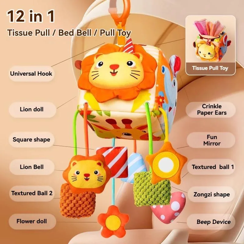 Mainan Gantung Kerusi Kereta & Stroller Loceng Penenang Bayi - Image 6