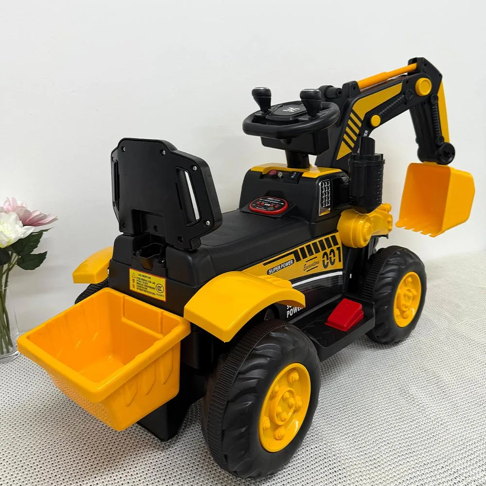 Kereta Mainan Excavator Elektrik Kanak-kanak Boleh Naik Saiz Super Besar Untuk Budak Lelaki Kenderaan Kejuruteraan - Image 6