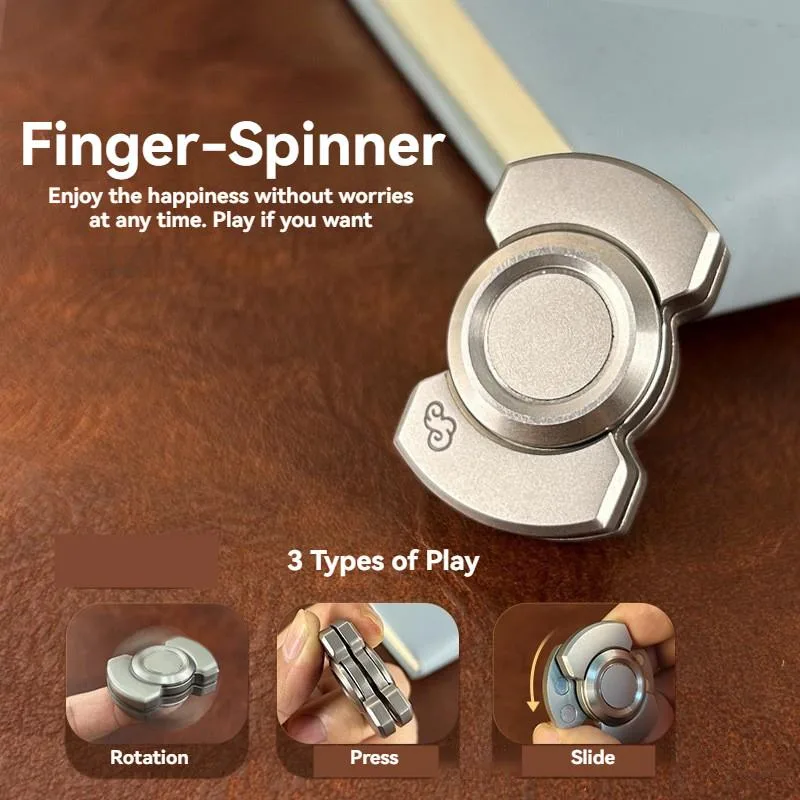 Fidget Spinner 3-in-1 Reka Bentuk Rama-rama Tiga Badan - Image 6