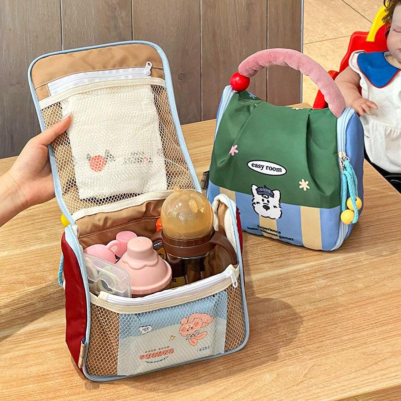 Beg Ibu Pegang Tangan Ringan Organizer Lampin dan Botol Untuk Aktiviti Bayi - Image 6
