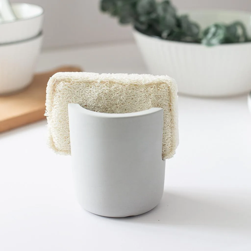 Diatomite Quick Dry Sponge Holder Kitchen Sink Absorbent Caddy Organizer Rak Span Dapur - Image 6