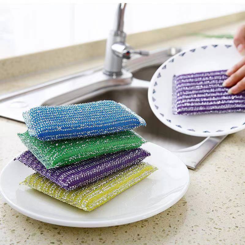 Heavy Duty Absorbent Dish Sponge Thick Scrub Pad Kitchen Oil Grease Cleaner Span Pembersih Dua Muka - Image 6