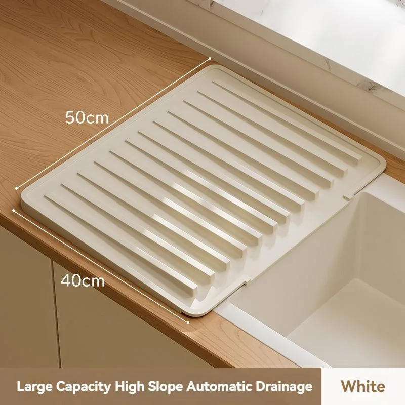 Silicone Drying Mat Countertop Heat Resistant Trivet High Temp Sink Drain Pad Tikar Pengering Silikon - Image 6