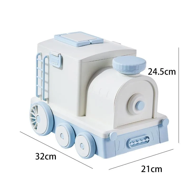 Cartoon Train Kids Toy Storage Organizer Box Multi-Functional Medicine First Aid Kit Kotak Simpanan Kartun - Image 6