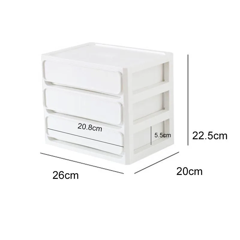 Simple Drawer Type Dustproof Storage Box A5 File Storage Box For Home Office Desktop Kotak Simpanan - Image 6