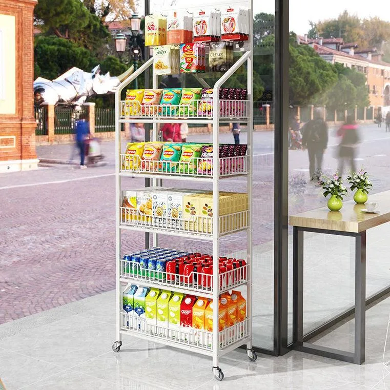 Multi Layer Convenience Store Checkout Counter Display Rack For Drinks Snacks Rak Simpanan - Image 6