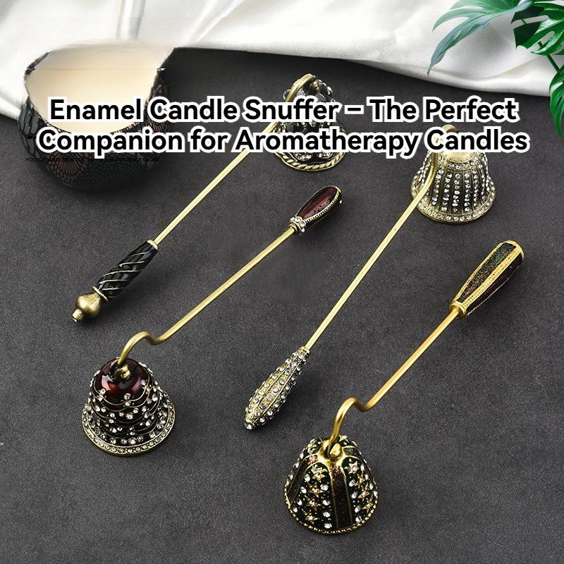 Vintage Candle Snuffer Aromatherapy Extinguisher Handheld Brass Decorative Bell Pemadam Lilin - Image 6