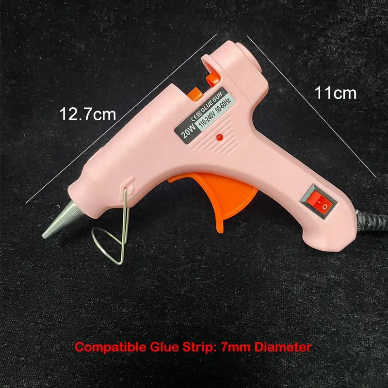 Hot Glue Gun 20W UK Plug With Switch Protective Nozzle 7mm Portable Pistol Gam Panas - Image 6