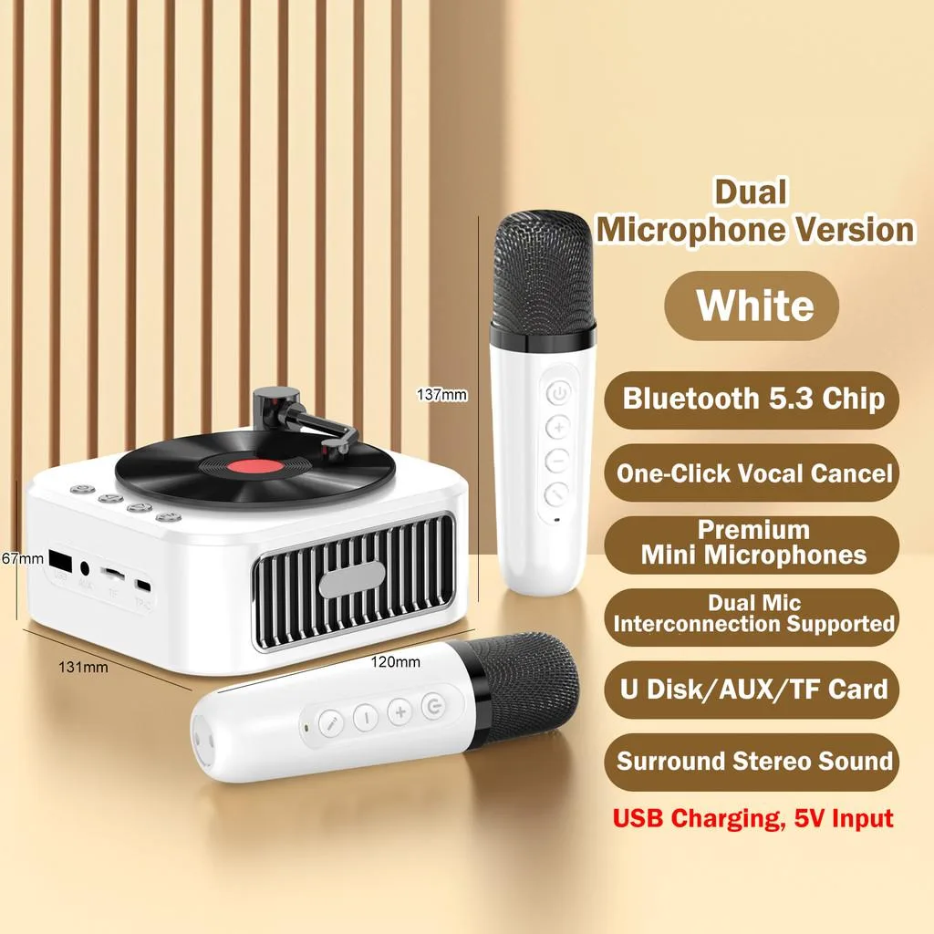 Bluetooth speaker with microphone wireless portable Penyanyi tanpa wayar - Image 6