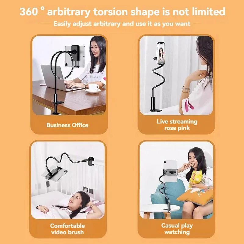 Phone Holder Stand Desktop Bed Stable Tablet Universal Pemegang Telefon - Image 6