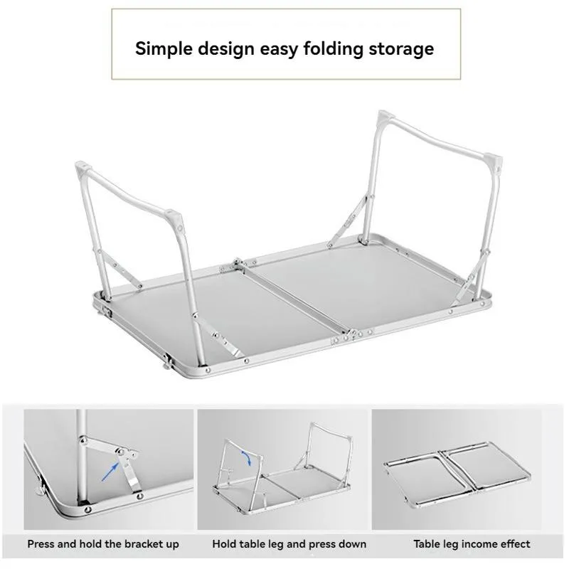 Portable Foldable Camping Table Lightweight Laptop Desk Mini Bedside Study Outdoor Travel Home Meja Lipat Perkhemahan - Image 6