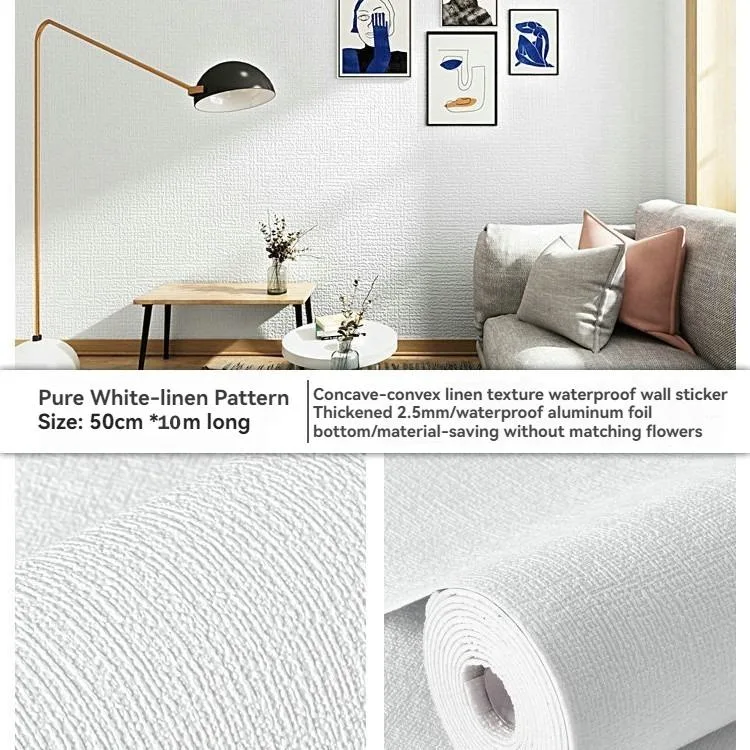 Self Adhesive Wallpaper Peel And Stick Wall Sticker Decorative For Living Room Bedroom Kertas Dinding Pelekat Sendiri - Image 6