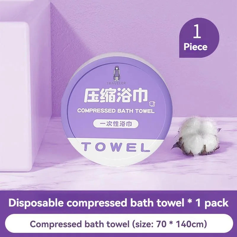 Disposable Compressed Bath Towel Thick Portable Foldable Travel Hotel Tuala Mandi Pakai Buang - Image 6