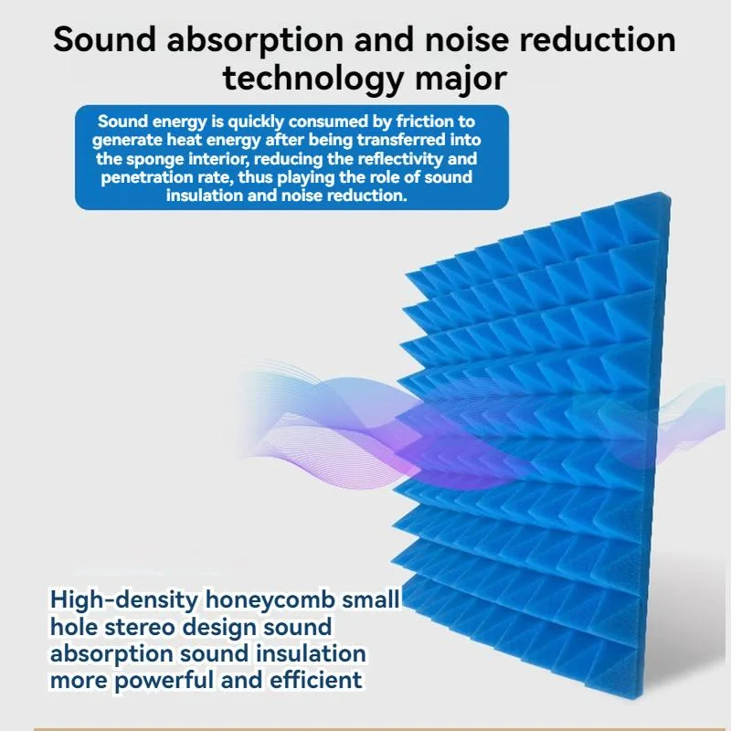 Self Adhesive Acoustic Foam Panels High Density Soundproof Studio Room Busa Kediangan - Image 6