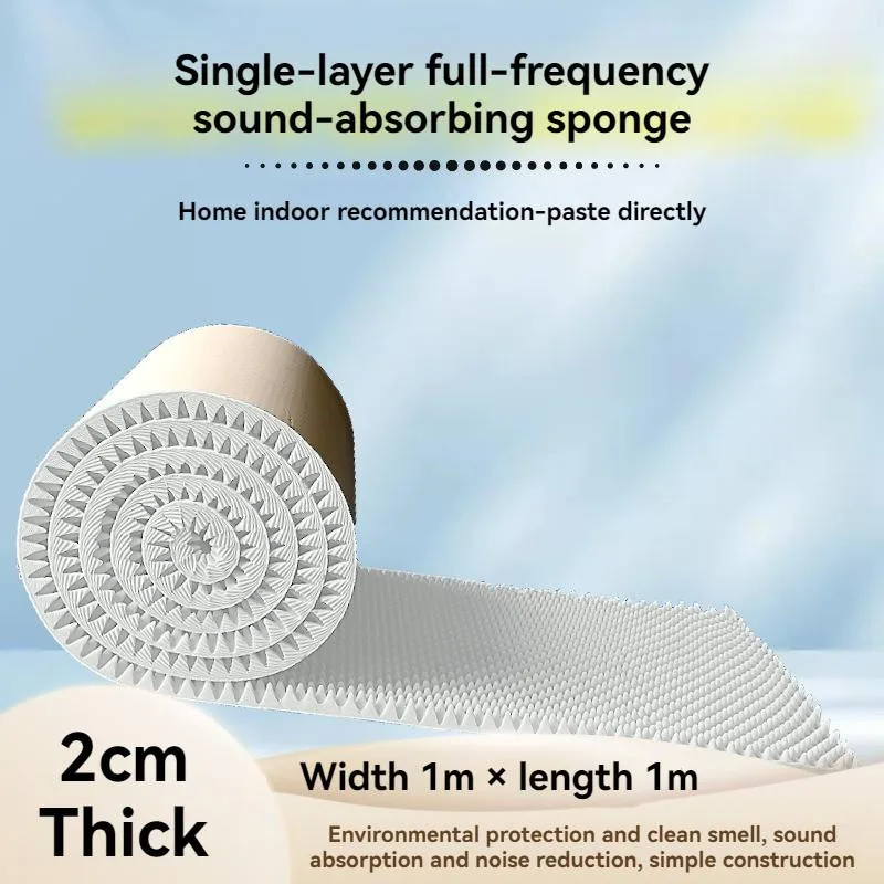 Soundproof Foam Wall Panel Acoustic Absorption Noise Reduction For Bedroom Home Studio Drum Room Busa Penyerap Bunyi - Image 6