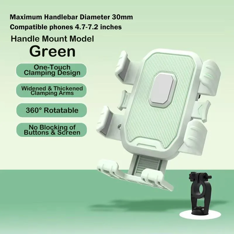 Thickened Shockproof Phone Mount For Electric Bike Bicycle Riding Food Delivery Pemegang Telefon - Image 6