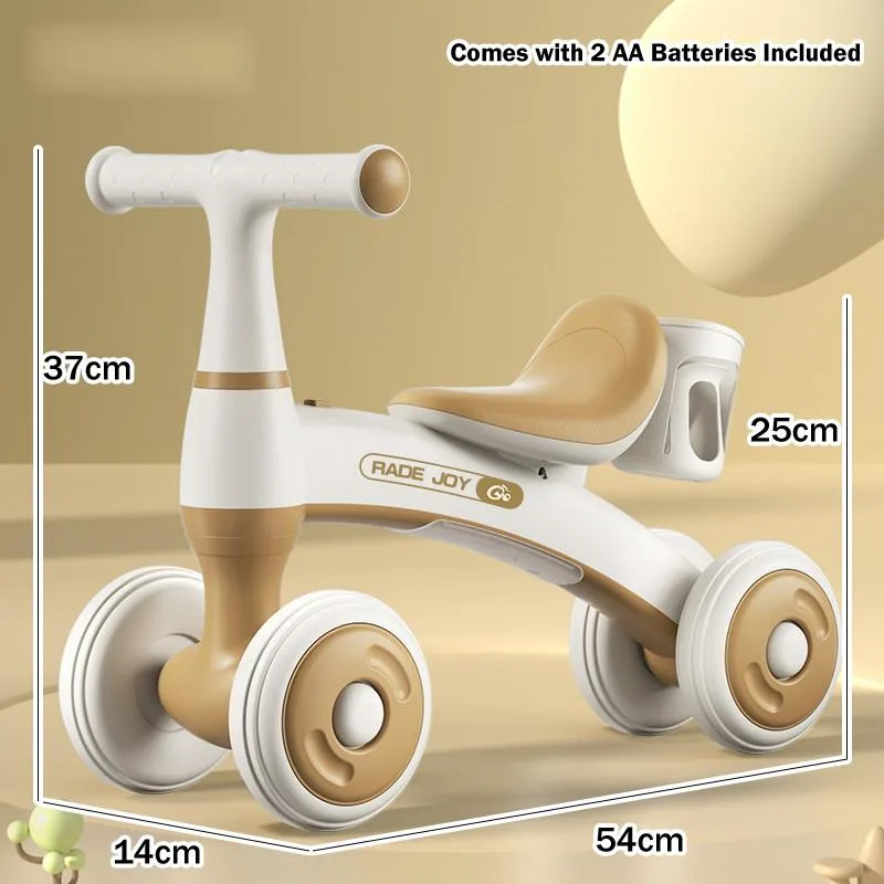 Kids Balance Bike 4 Wheels Toddler Baby Ride On Toy Learning To Walk Age 1-3 Years Kereta Gelongsor Kanak-Kanak - Image 6