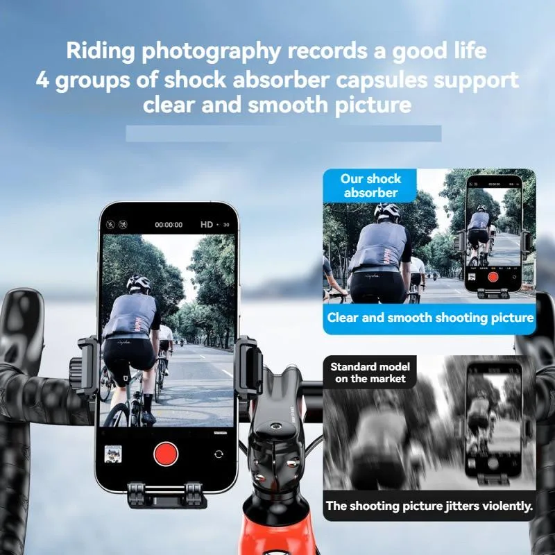 Shockproof Anti Shake Phone Navigation Mount For Bicycle Electric Motorcycle Mountain Rider Pemegang Telefon - Image 6