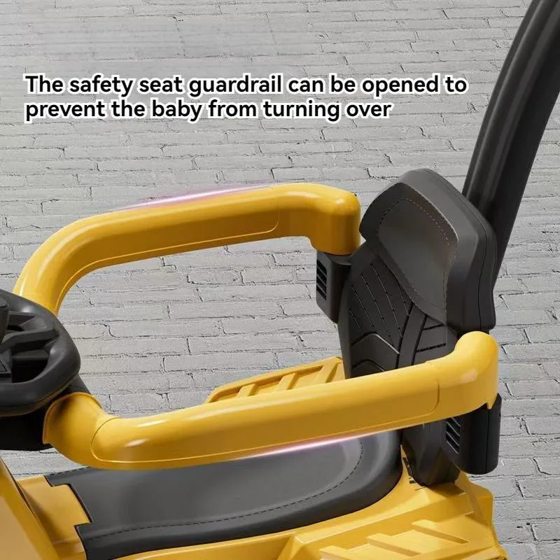 Kids Ride On Excavator Toy Dual Motor 4 Wheel Electric Car For Baby Boys Excavator Elektrik Mainan - Image 6