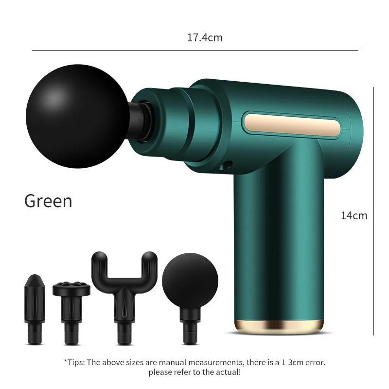 Mini Percussion Massage Gun Portable Electric Massager for Muscle Relaxation Handheld Senjata Urut Elektrik - Image 6