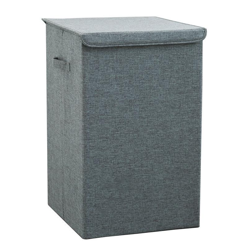 Foldable Fabric Laundry Basket Cotton Linen Dirty Clothes Hamper Large Capacity Home Storage Bin Bakul Dobi - Image 6