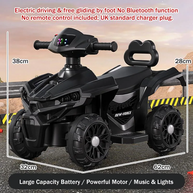 Kids Electric Four Wheel Beach Buggy Ride On Toy With Music Rechargeable Kenderaan Pantai Elektrik - Image 6