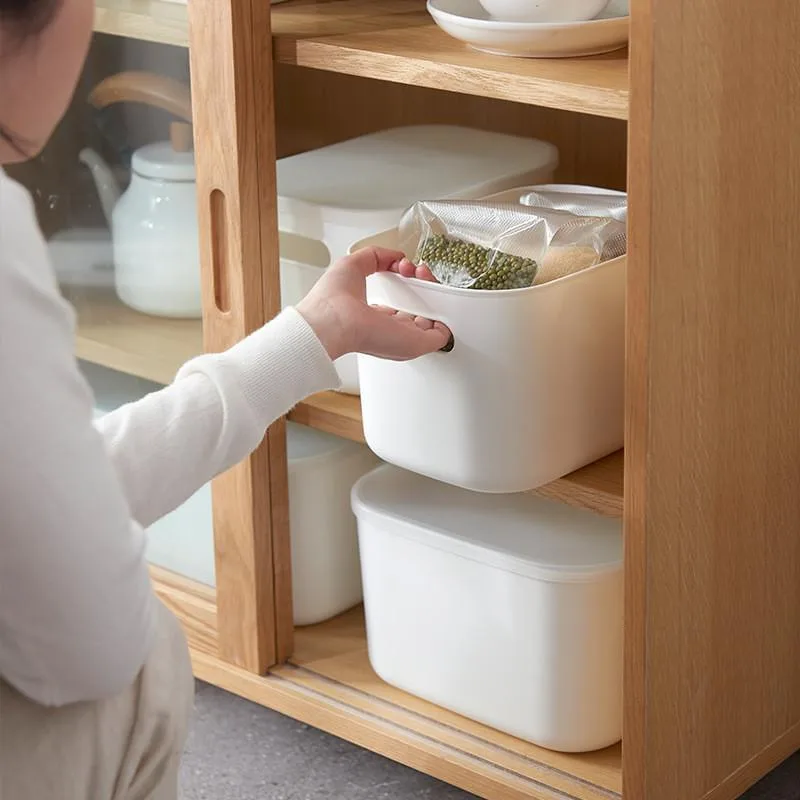 Desktop Storage Box Plastic Multi Purpose Organizer For Office Bathroom Kitchen Kotak Penyimpanan - Image 6