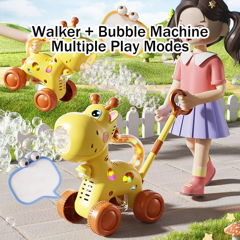 Kids Walker Cart Bubble Machine Indoor Outdoor Toddler Gift Toy Mesin Gelembung - Image 6
