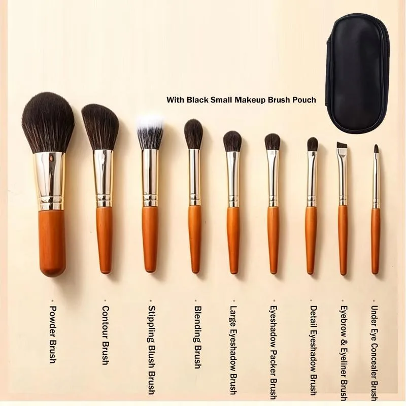Makeup Brush Set Portable Travel Complete Brushes Kit For Beginners Set Berus Solek - Image 6