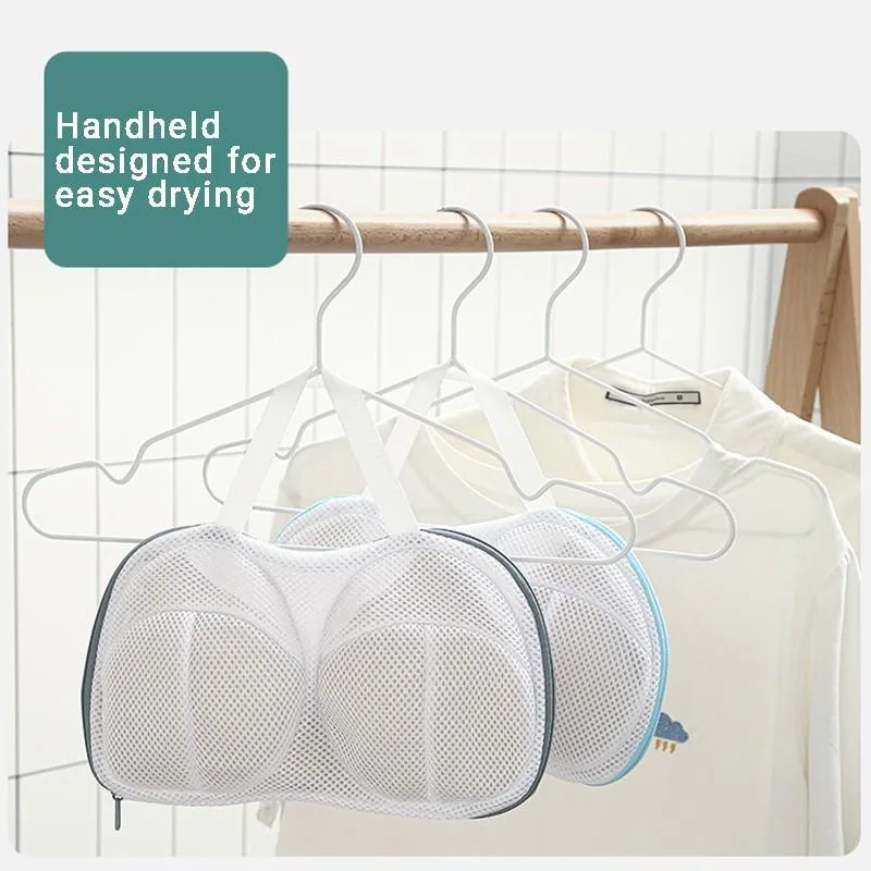Beg Basuh Bra Jaring Tahan Lasak, Poliester Anti-Deformasi dengan Penutupan Zip - Image 6