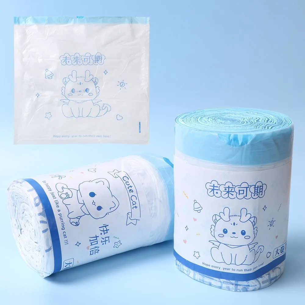 Beg Sampah Bertali 75PCS Pakai Buang, Beg Sampah & Simpanan untuk Pembersihan Rumah & Dapur - Image 6