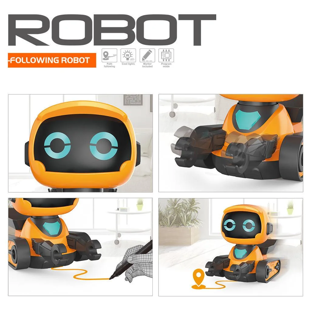 Robot Pintar Interaktif untuk Kanak-Kanak, Mainan Pendidikan Awal Melukis dengan Kesan Bunyi Berkualiti Tinggi - Image 7