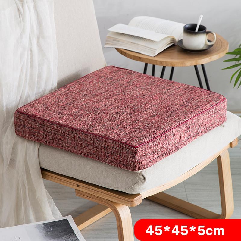 Kusyen Span 35D Padu Lebih Keras Untuk Sofa Kerusi Kayu Merah Tatami Balkoni Empuk Tebal Tahan Lasak Serbaguna - Image 7
