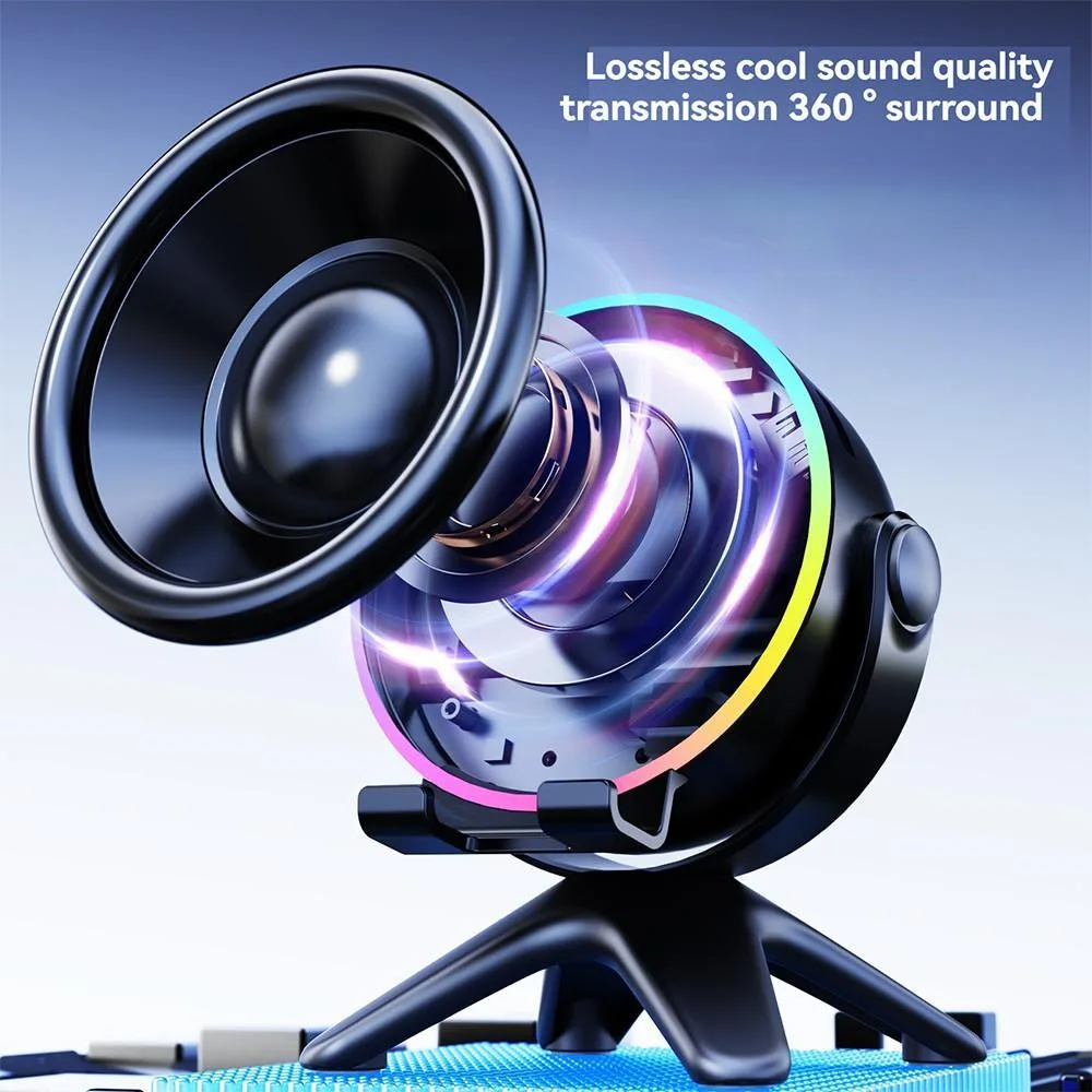 Speaker Bluetooth Bass Kuat Untuk Kereta Luar Desktop Mini Rumah Mudah Alih - Image 7