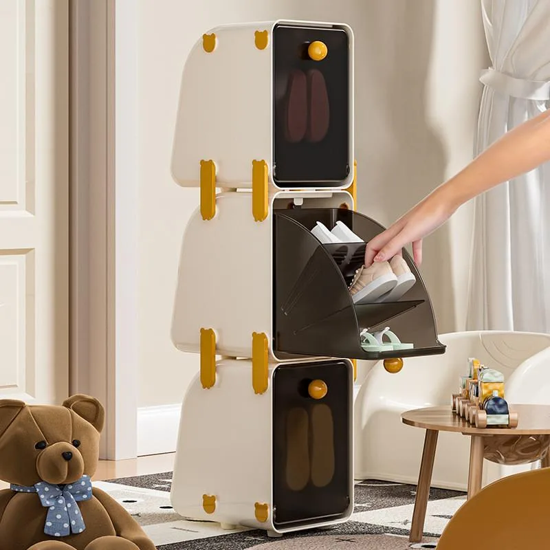 Kids Shoe Rack Storage Organizer Children Footwear Cabinet Shelf Stand Rak Kasut Budak - Image 7