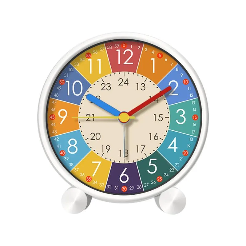 Cartoon Alarm Clock For Kids Bedroom Student Desktop Use Jam Dinding - Image 7