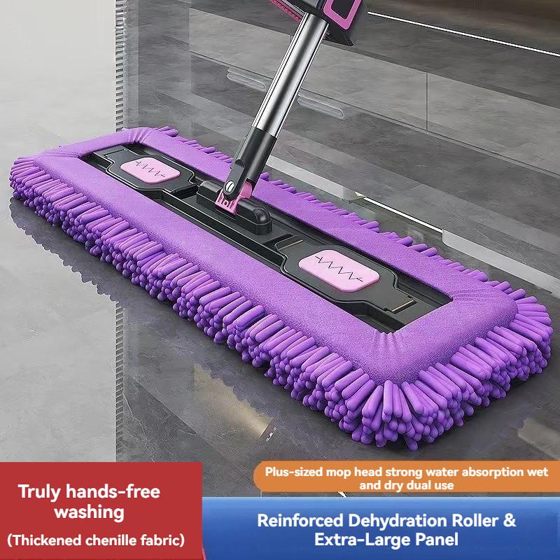 No Hand Wash Mop Lazy Wet Dry Dual Use Floor Cleaning Mop for Home Mop Tanpa Basuh Tangan - Image 7
