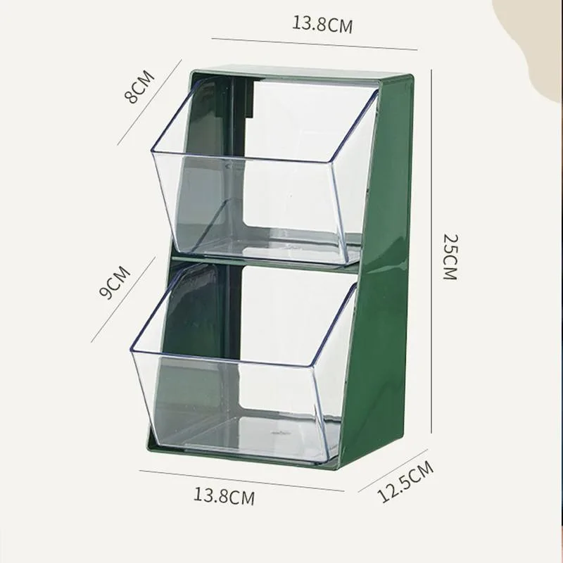 Transparent Tea Bag Storage Box Desktop Coffee Organizer for Office Pantry Kotak Simpanan uncang teh - Image 7