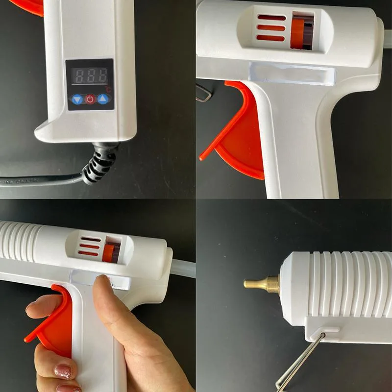 High Power Adjustable Temperature Hot Glue Gun Digital Display Pistol Gam Panas - Image 7