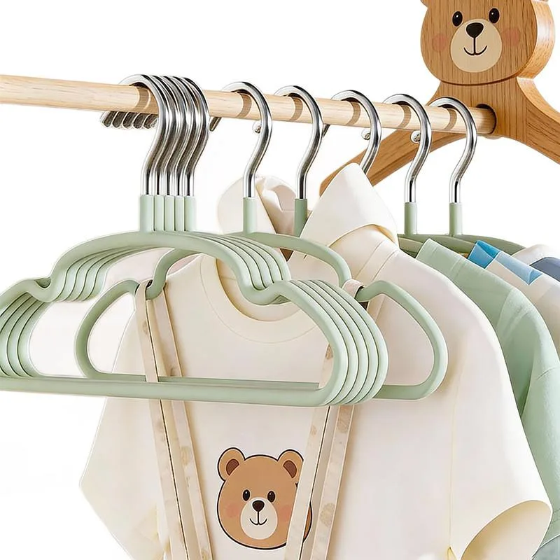 Kids Baby Hanger Anti Slip Thickened Non Mark Children Clothes Rack Home Laundry Penyangkut Baju kanak-kanak - Image 7